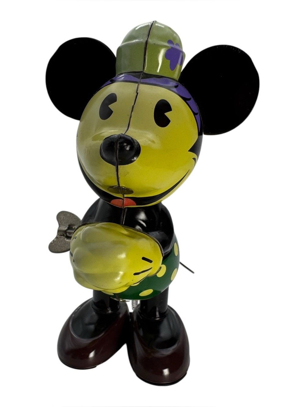 Schylling Minnie Mouse Wind-Up Tin Toy Retro Toy Collection Disney 4.5"
